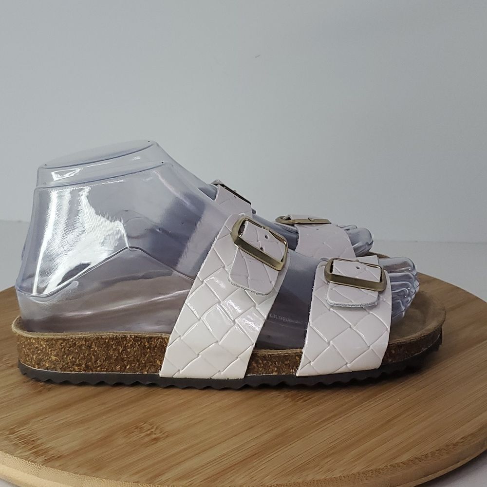 Geox Respira Brionia Slide Sandals Off White Women's Size EU 35